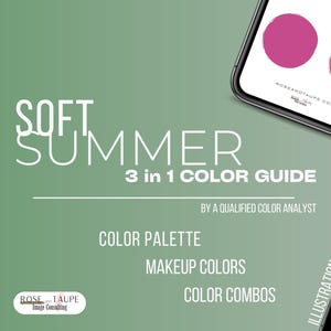 Soft Summer Palette Pack - Digital Color Palette - Makeup Palette - Color Combinations - Color Analysis - Muted Summer Color Swatch