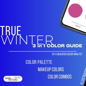 True Winter Palette Pack - Digital Color Palette - Makeup Palette - Color Combinations - Color Analysis - Cool Winter Color Swatch