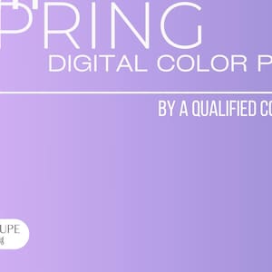 Light Spring Digital Color Palette - Color Analysis - Spring Color Swatch- Bonus Universal Color Palette