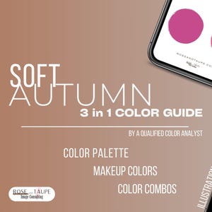 Soft Autumn Palette Pack - Digital Color Palette - Makeup Palette - Color Combinations - Color Analysis - Muted Autumn Color Swatch