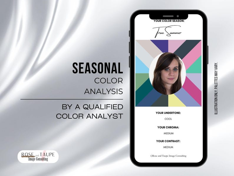 Silver Package: Personalized Seasonal Color Analysis With Wardrobe ...