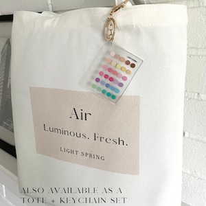 Light Spring Color Analysis Seasonal Keychain zdjęcie 4