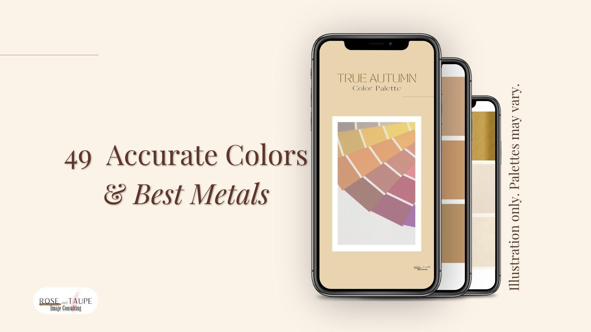 True Autumn Digital Color Palette, 49 Colors, Personal Style Guide (PDF ...