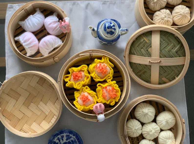 Dim sum Xiao Long Bao Fantasiespel Viltvoedsel Yum Cha afbeelding 6