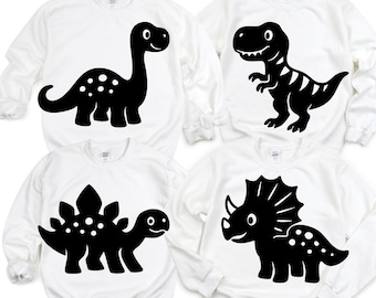 Dinosaur SVG Bundle: T-Rex, Triceratops, Nursery Art (Digital Download)