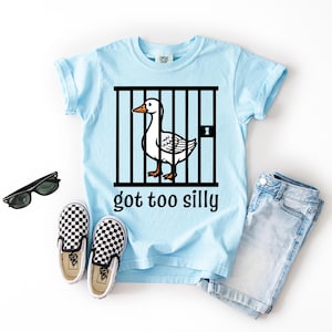 Funny Silly Goose SVG | Humorous Goose Saying | Silly Goose Vector Design | Silly Goose Shirt | Silly Goose University | Funny Goose Clipart