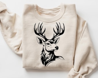 Whitetail Buck Deer SVG | Deer Head Svg | Hunting Svg | Deer Season | Wildlife Svg | Commercial Use |  SVG Files for Cricut