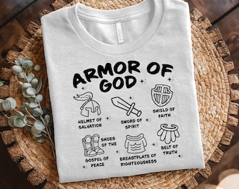 Armor of God Svg Png | Trendy Christian Kids Shirt | Bible | Inspirational Shirt | Toddler Tee Design | Sword Knight | Cricut