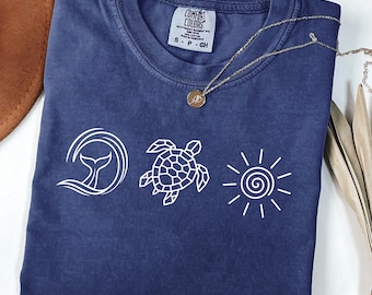 Ocean Turtle Sun Shirt, Summer Shirt Svg, Summer Png, Beach Shirt Png, Beach Png, Summer Vibes Png, Gift For Woman, Summer Woman Shirt Svg