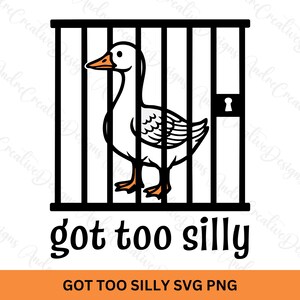 Dummer Gans SVG | Humorvoller Gans Spruch | Dumme Gans-Vektorgrafiken | Alberne Gans Shirt | Dumme Gans Uni | Lustige Gans Clipart