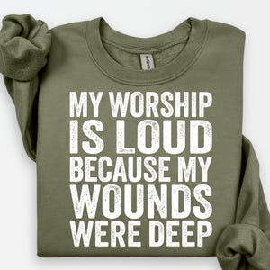 My Worship is Loud Png Svg, Faith, Bible Verse, Christian PNG, Jesus PNG, Holy Is The Lord, Preppy Christian Women Design, Trendy Designs