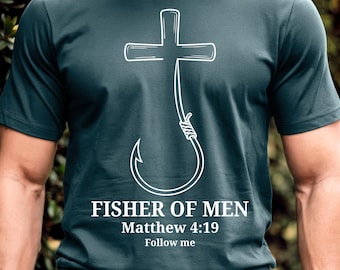 Christian Bible PNG SVG, Fisher of Men Jesus Quotes, Religious Crosses Faith Cross, Bible Verse PNG, Faith-Based Inspirational Quotes