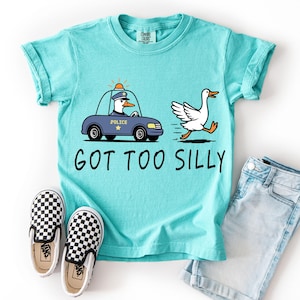 Got Too Silly SVG PNG, Silly Goose Svg, Goose Svg, Funny Goose Shirt Design, Serious Goose Png, Silly Goose Jail, Vector Svg
