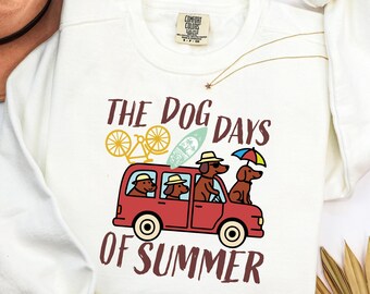 Dog Days of Summer SVG PNG, Funny Beach Dog Vacation Shirt Design, Cute Sunglasses Puppy Summer Graphic, Dog Lover Clipart for Cricut