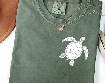 Ocean Turtle  SVG PNG | Save the Turtles | Vintage Sea Turtle Clipart | Summer Beach | Ocean Lover Shirts