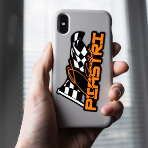 Oscar Piastri (81) F1 Racing Sticker - McLaren Racing / Regular or UV Laminate Options image 9