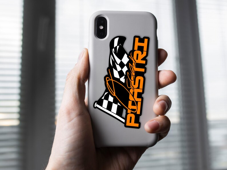 Oscar Piastri (81) F1 Racing Sticker - McLaren Racing / Regular or UV Laminate Options image 9
