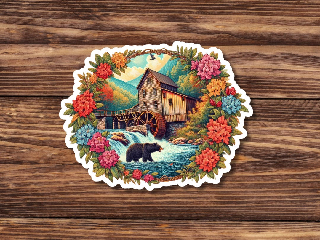Babcock Grist Mill Sticker | West Virginia Vinyl Decal - Etsy