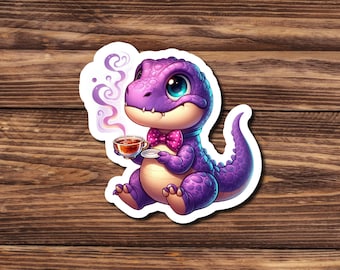 Tea-Rex Sticker / vinyl sticker