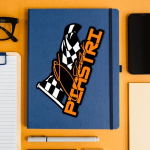 Oscar Piastri (81) F1 Racing Sticker - McLaren Racing / Regular or UV Laminate Options Name with Flag