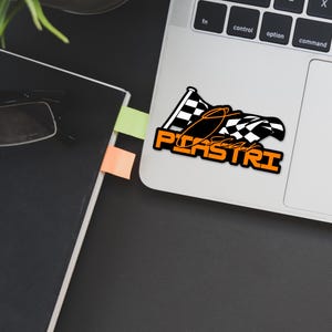 Oscar Piastri (81) F1 Racing Sticker - McLaren Racing / Regular or UV Laminate Options image 8