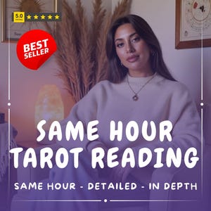 Same Hour Tarot-Lesung, Same Hour Psychic Reading, Schnelle Tarot-Lesung, Liebe, Zukunft, Karriere Tarot-Karten, Genaue Gedanken detailliert