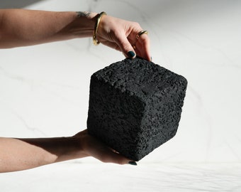 The Small Black Cube Sculpture