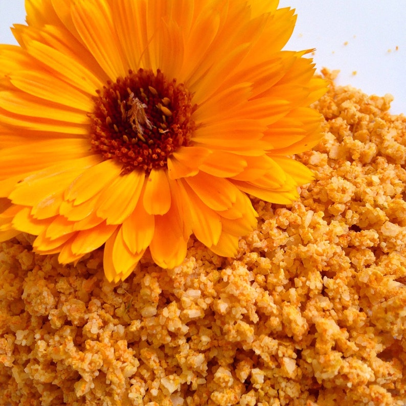 Herbal Finishing Salt Sampler Purple Basil Nasturtium Etsy