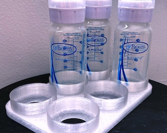 Dr Brown 4oz Bottle Storage Bottle Organizer Dr. Brown&#39;s Bottle Holder Dr Browns Bottle Baby Bottle  Dr. Brown&#39;s Fold and Freeze Bottle Tote