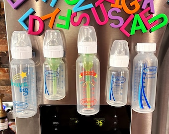 Magnetic Dr. Brown&#39;s Bottle Holder Dr Browns bottle storage baby bottle organization bottle for baby Magnetic Baby Bottle Gift for new mom