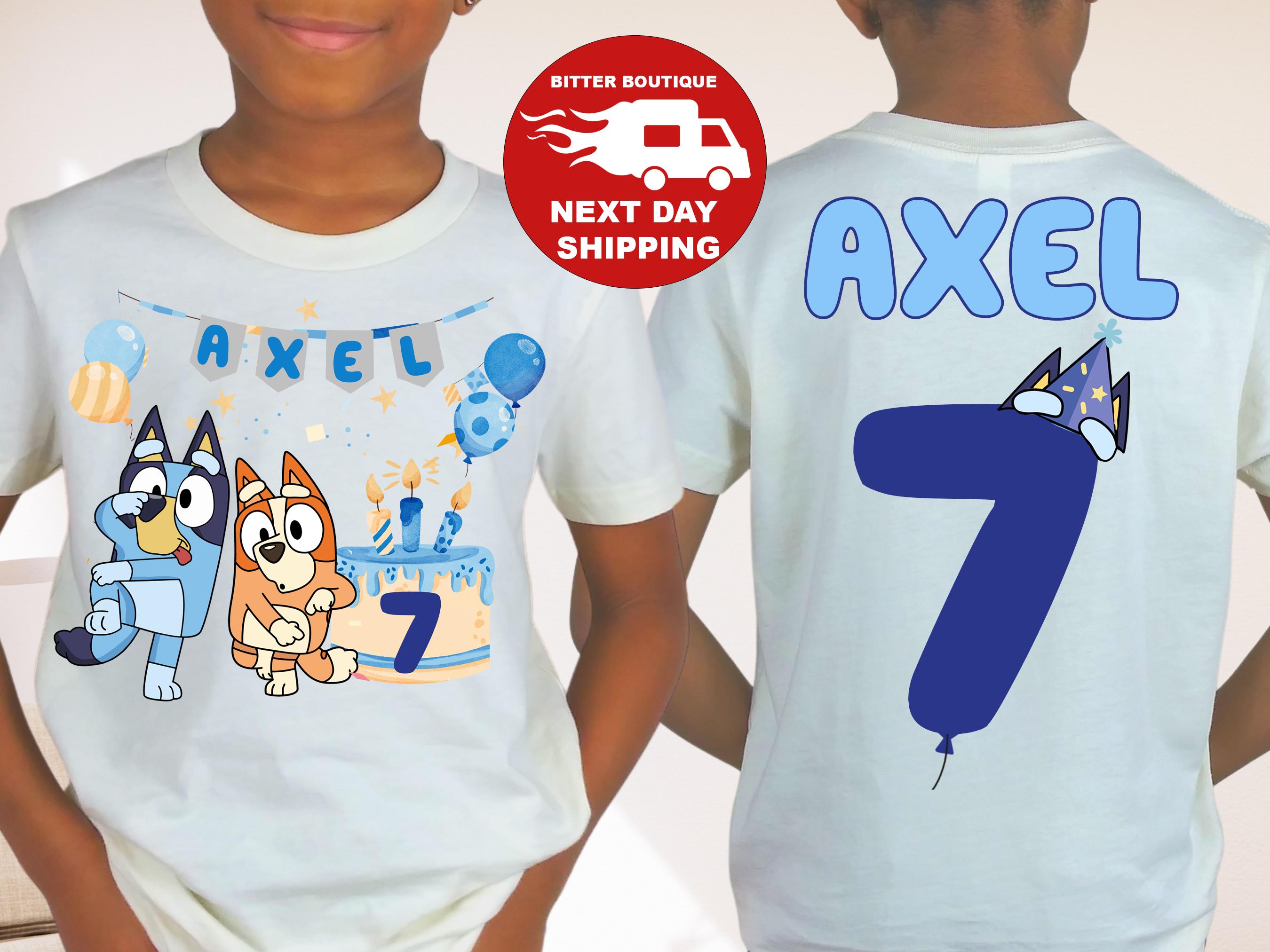 Bluey Birthday Shirt - T-Shirt or Sweatshirt