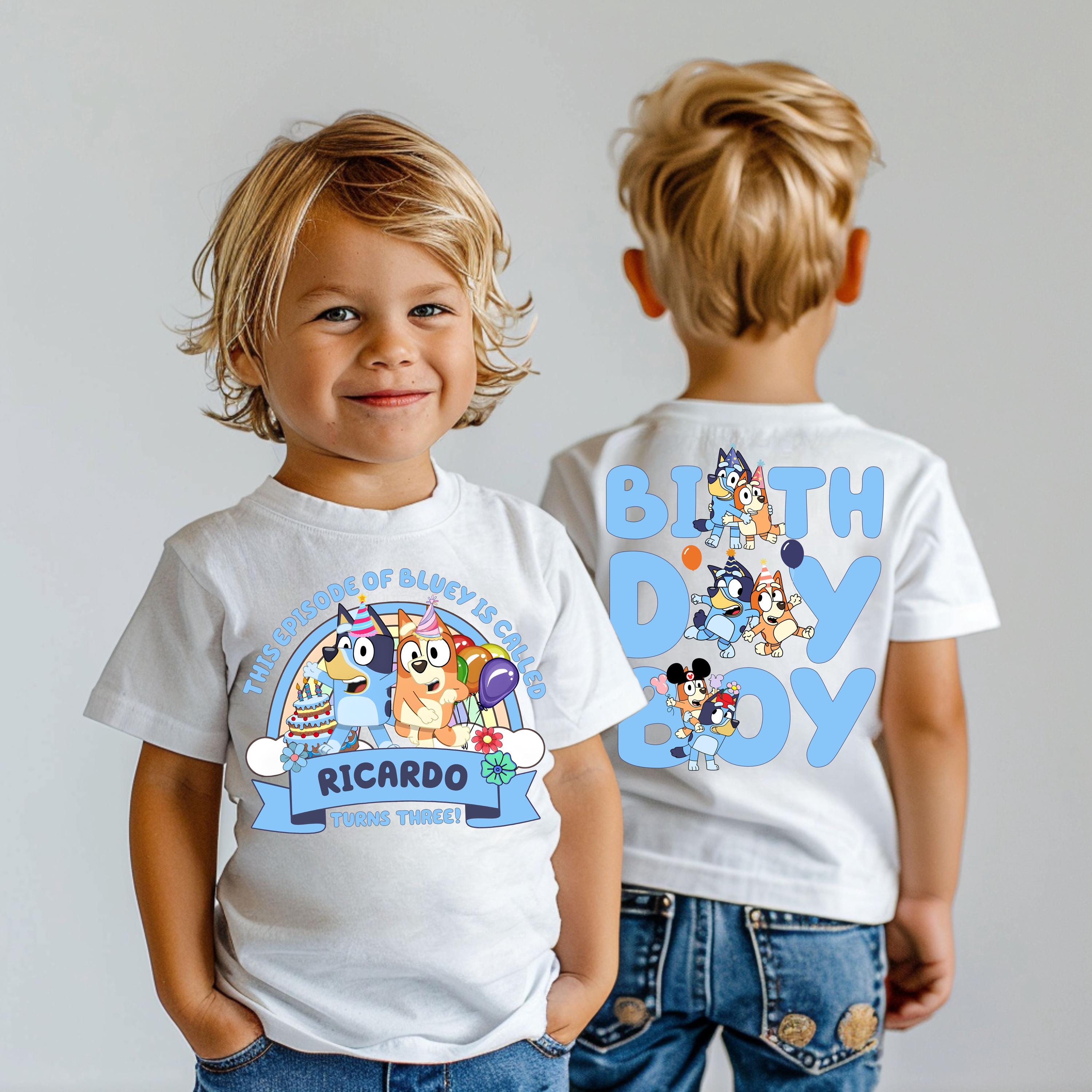 Custom Birthday Shirt - Bluey Girl