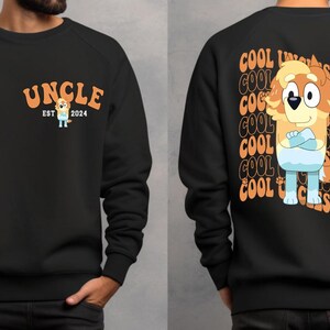 Blue Custom Cool Uncle Club Shirt Custom Since Tee Family Matching Shirt Birthday Party Shirt Blue Uncle Rad Shirt Aunt Uncle Matching Tees