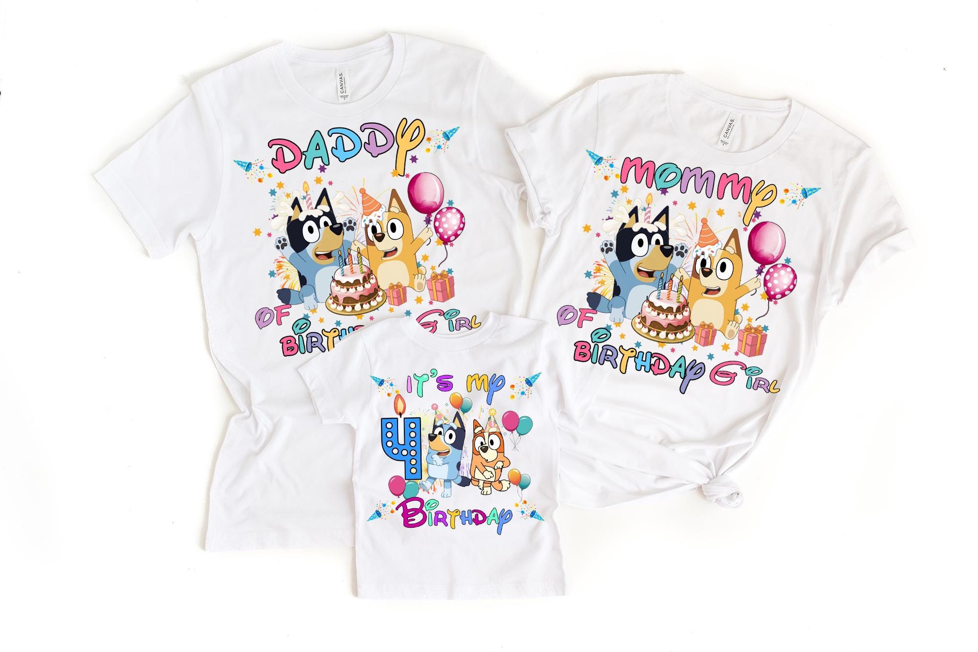 Bluey Girl Matching Family Shirt