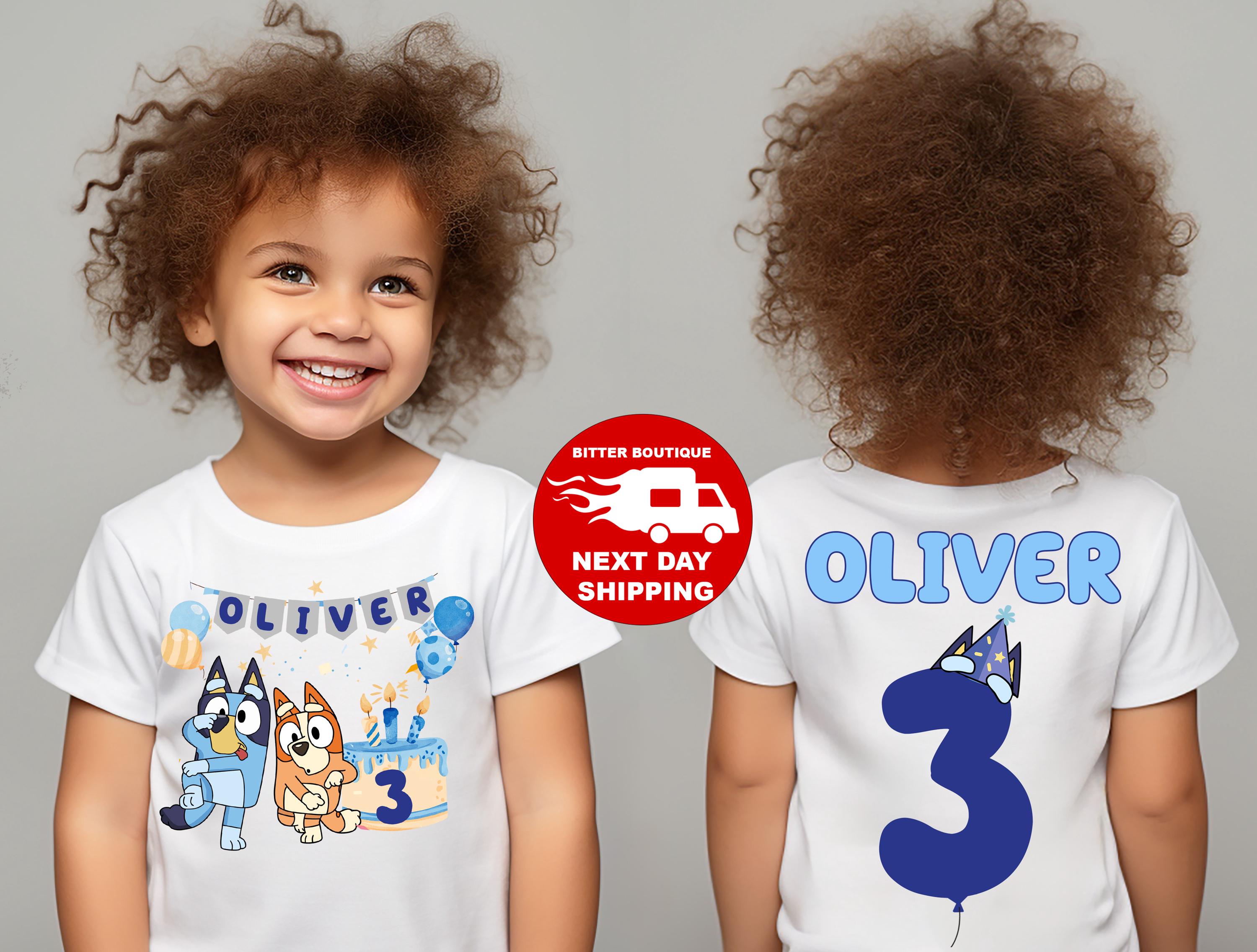 Bluey Birthday Shirt - T-Shirt or Sweatshirt
