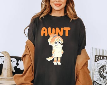 Blue Frisk Aunt Shirt Auntie Blue Dog Shirt Blue Cool Aunt Shirt Gift for Aunt Blue Family Shirt Blue Frisk Gift Blue Sweatshirt Aunty Tee