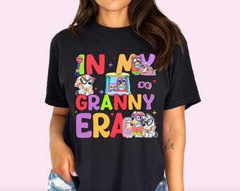 Blue in my granny Era Shirt Cute Grannies Shirt Blue Shirt Matching Family Shirts Cute Grandma Shirt Birthday Party Tee  Trendy Shirts