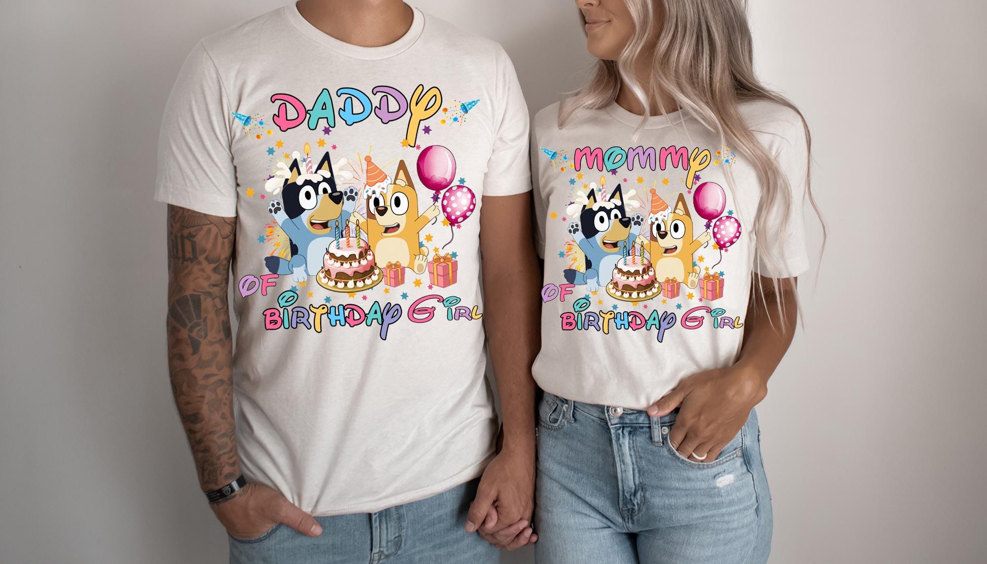 Bluey Girl Matching Family Shirt