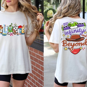 Toy Story Auntie Uncle Shirt Mom Dad 2 Sided Shirt Toy Aunt Shirt Uncle Shirt Birthday Family Matching Shirt Toy Story Grandma Grandpa Tee