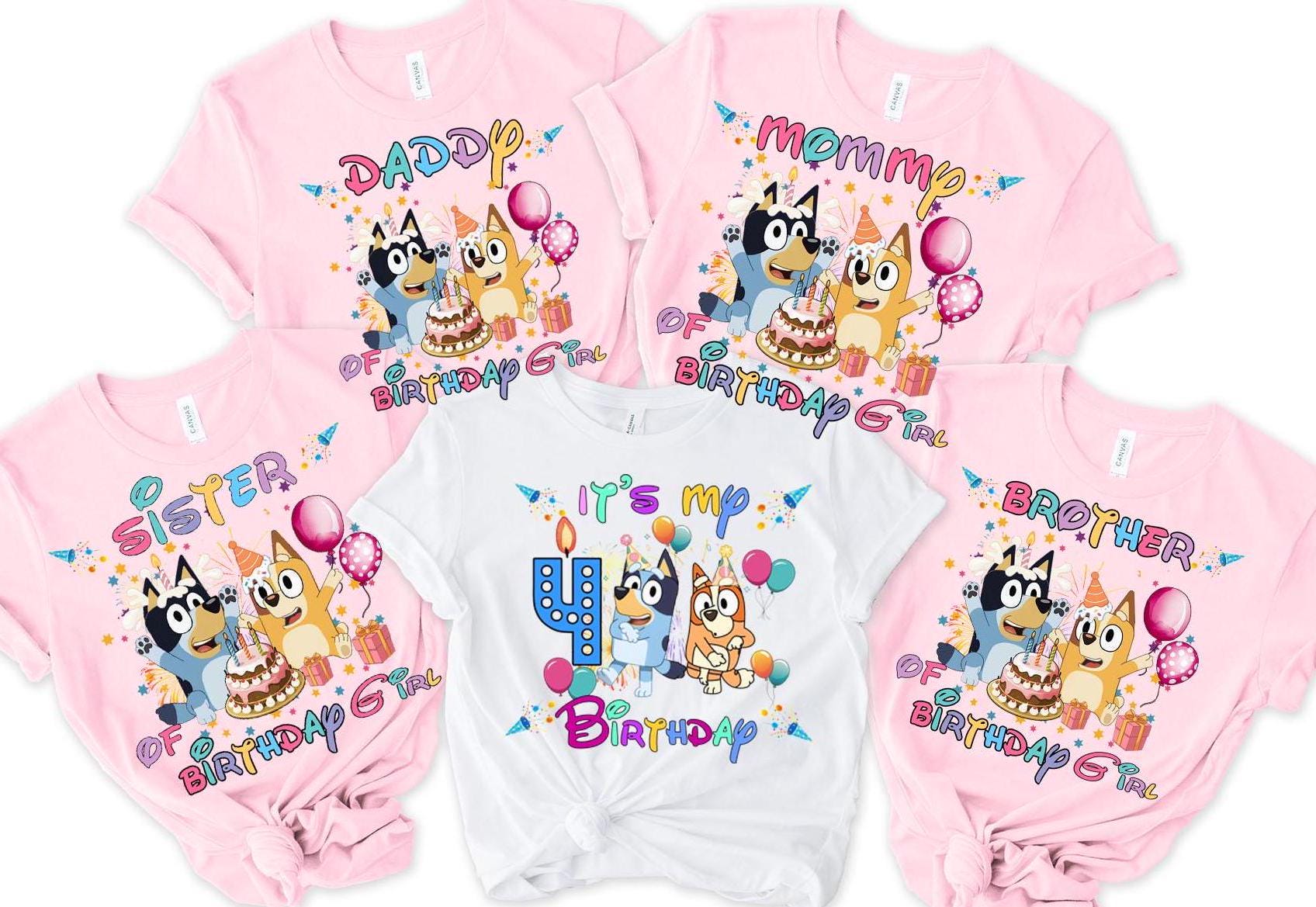 Bluey Girl Matching Family Shirt