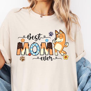 Blue Best Mom ever Shirt Blue Mom Shirt Chili Shirt Blue Dog Family Shirt Mama Gift Mother&#39;s Day Shirt Blue Dog Shirt