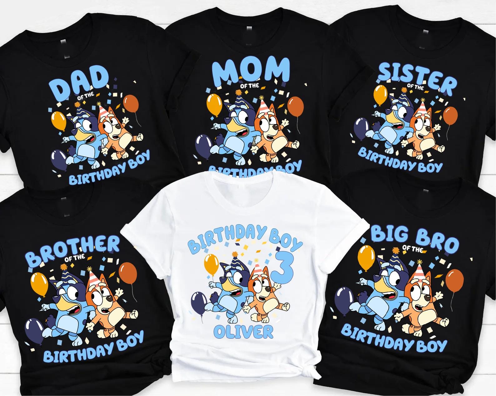 Bluey Inspired Birthday Shirts Page Four Bluey Inspired Birthday Shirts Page Four