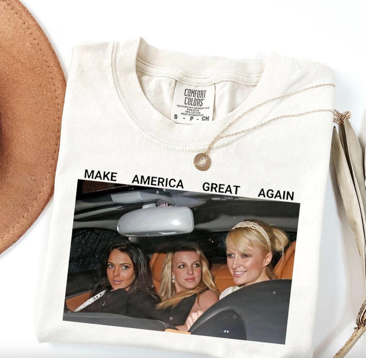 Make America Great Again Shirt 90'S Trendy Shirt Iconic Celebrity Tee Britney Spears Lindsey Lohan Paris Shirt Hilton Tee Y2k Mean Girls