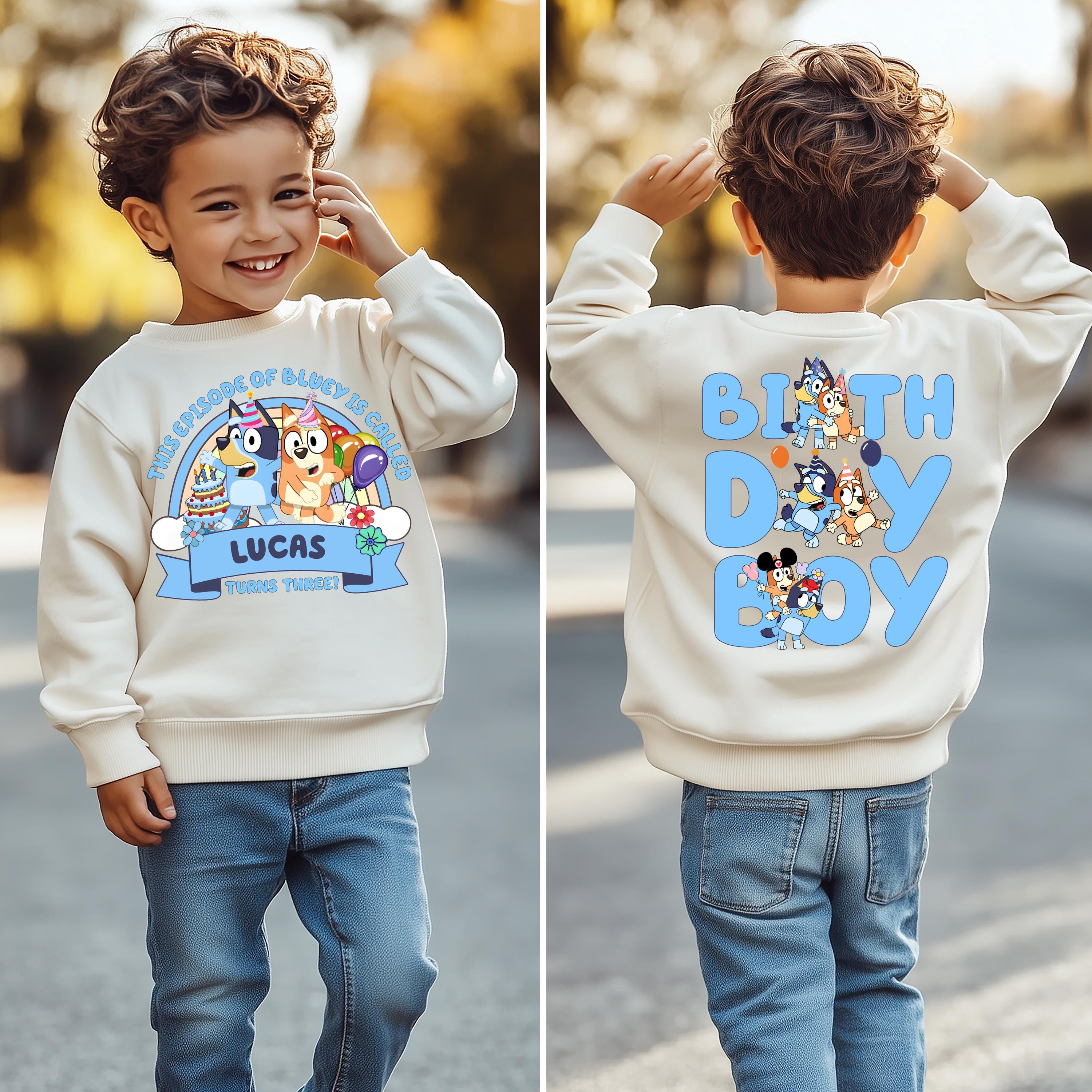 Custom Birthday Shirt - Bluey Girl
