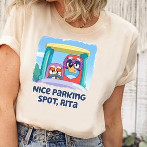 Blue Grannies Shirt Nice Parking Spot Rita Shirt Blue dog Grannies Shirt Blue shirts Adult shirts Unisex shirts Cute Toddler Tees Trendy