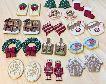 Christmas Polymer Clay Cutters – Holiday Baking, Nativity, Gingerbread