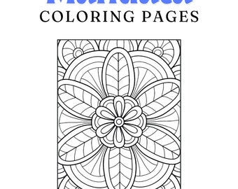 Adult Mandala Coloring Book