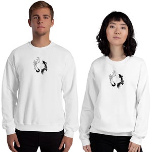 Betta Fish Anime Shirt Sweatshirt Betta Fish Tee Ying Yang Shirt Anime Gift Gift for Her Gift for Him Boyfriend Girlfriend Gift