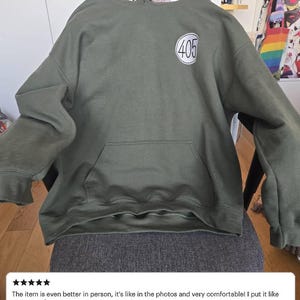 Custom Embroidered 405 & 99 Badge, Matching Sweatshirts, Matching Hoodie, Personalized Gift, Couples Gift, Anime, Gift for Her, Gift for Him image 2