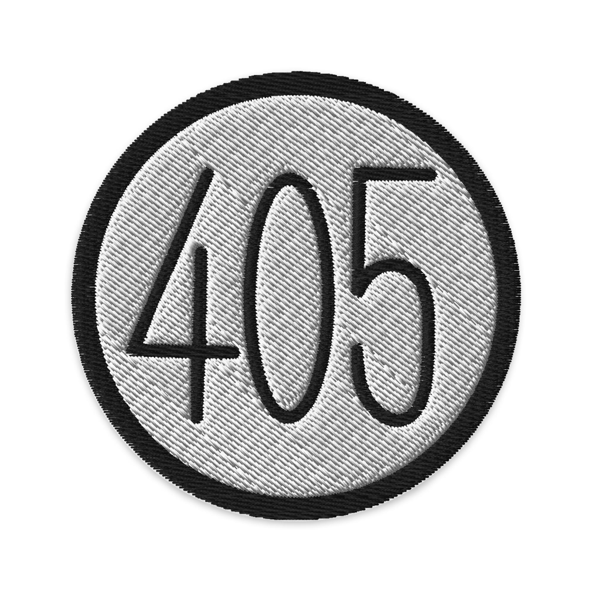 Embroidered 405 & 99 Patches, 405 Patch, 99 Patch, 404 Patch, 44